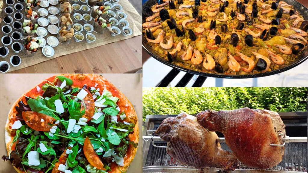 Exemple de repas servit au restaurant l'Escale des Tribus